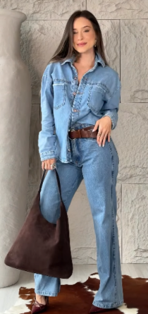 CALÇA WID LEG JEANS - Arthmanha