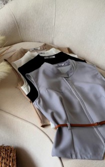 BLUSA ALFAIATARIA CINTO - Arthmanha