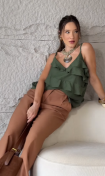 CALÇA PANTALONA BÁSICA - Arthmanha