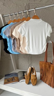 BLUSA MALHA CANELADA GOLINHA ALTA - Arthmanha