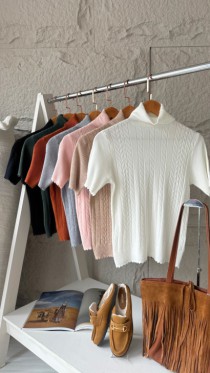BLUSA GOLA ALTA MODAL - Arthmanha