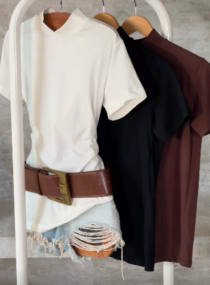 T-SHIRT GOLA ALTA - Arthmanha