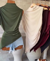 BLUSA ASSIMÉTRICA BICO - Arthmanha